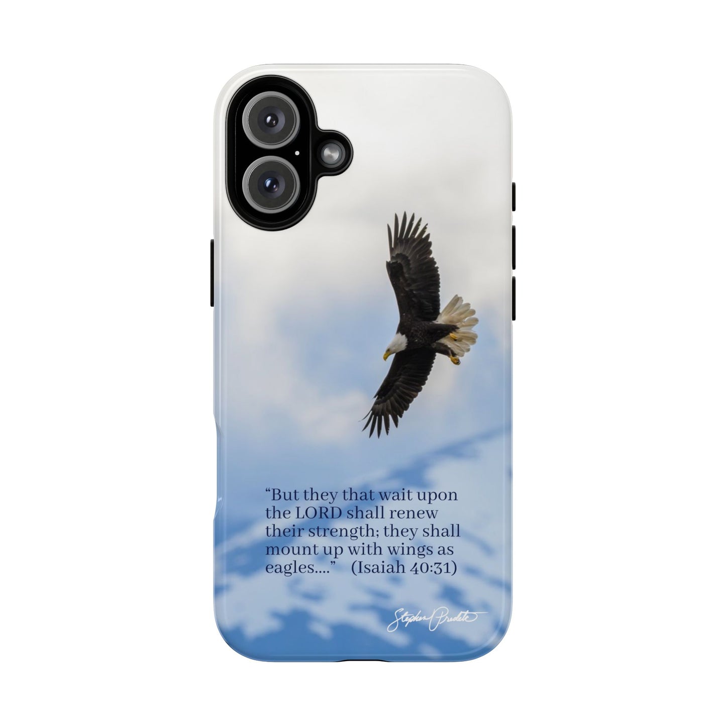 Phone Tough Case - Eagle Soaring in Alaska with Isaiah 40:31