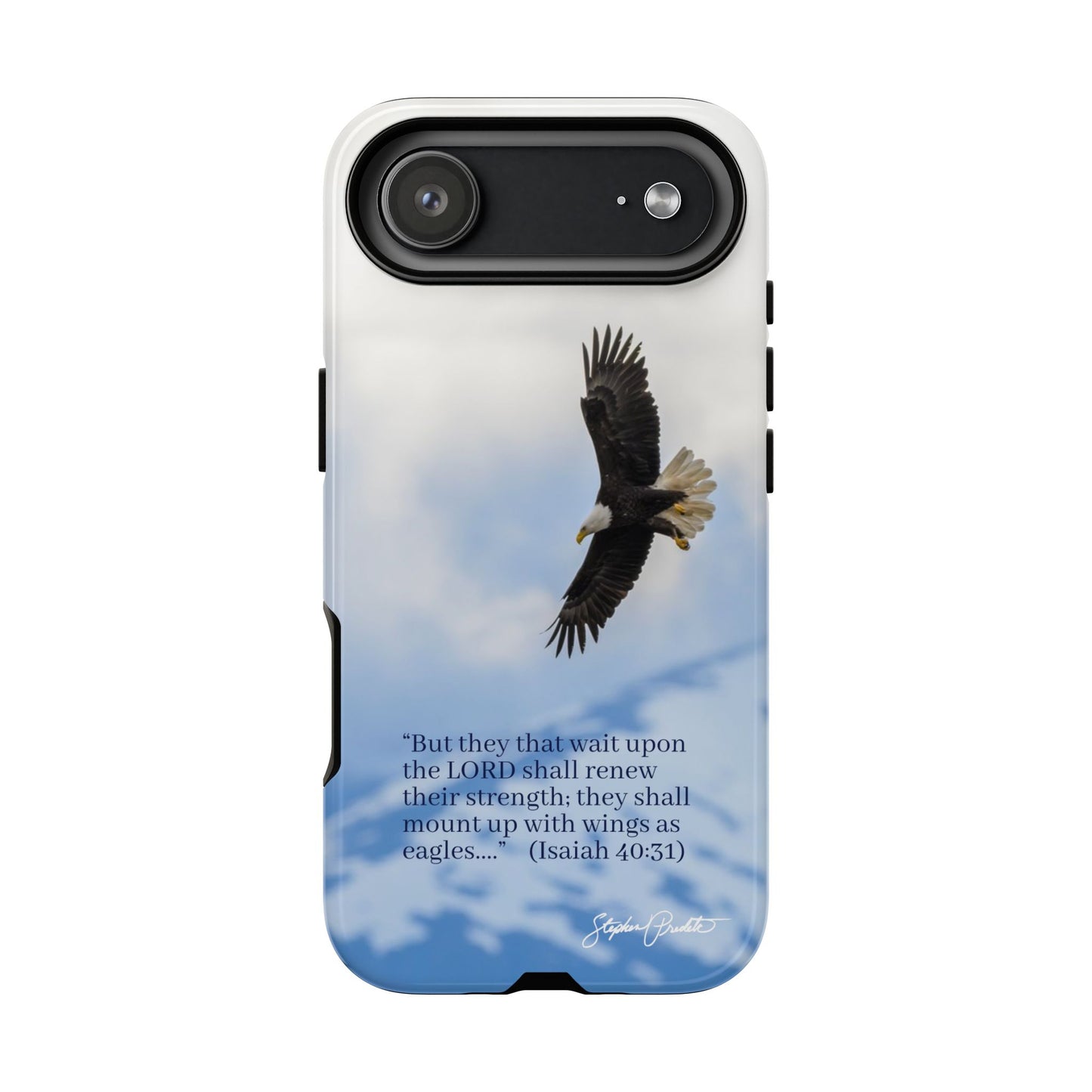 Phone Tough Case - Eagle Soaring in Alaska with Isaiah 40:31