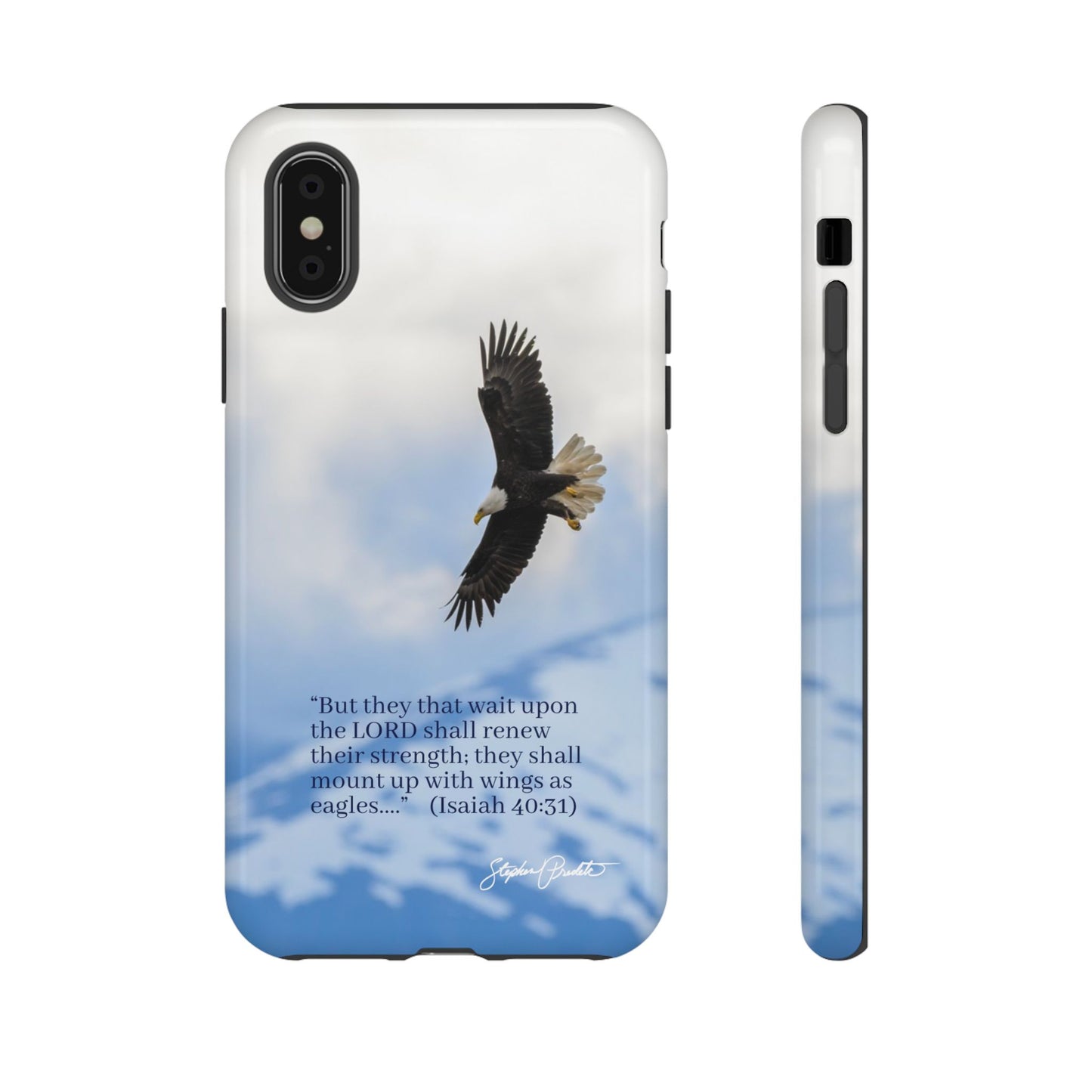 Phone Tough Case - Eagle Soaring in Alaska with Isaiah 40:31