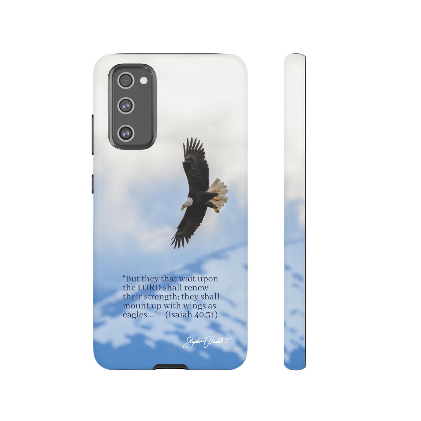 Phone Tough Case - Eagle Soaring in Alaska with Isaiah 40:31