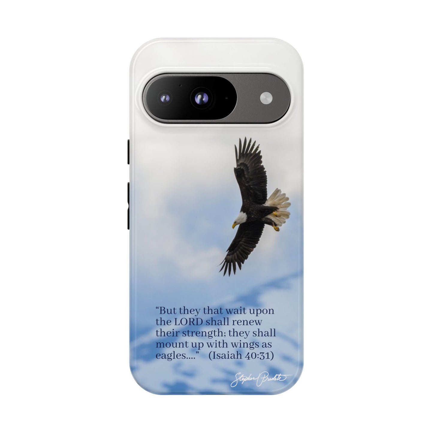 Phone Tough Case - Eagle Soaring in Alaska with Isaiah 40:31