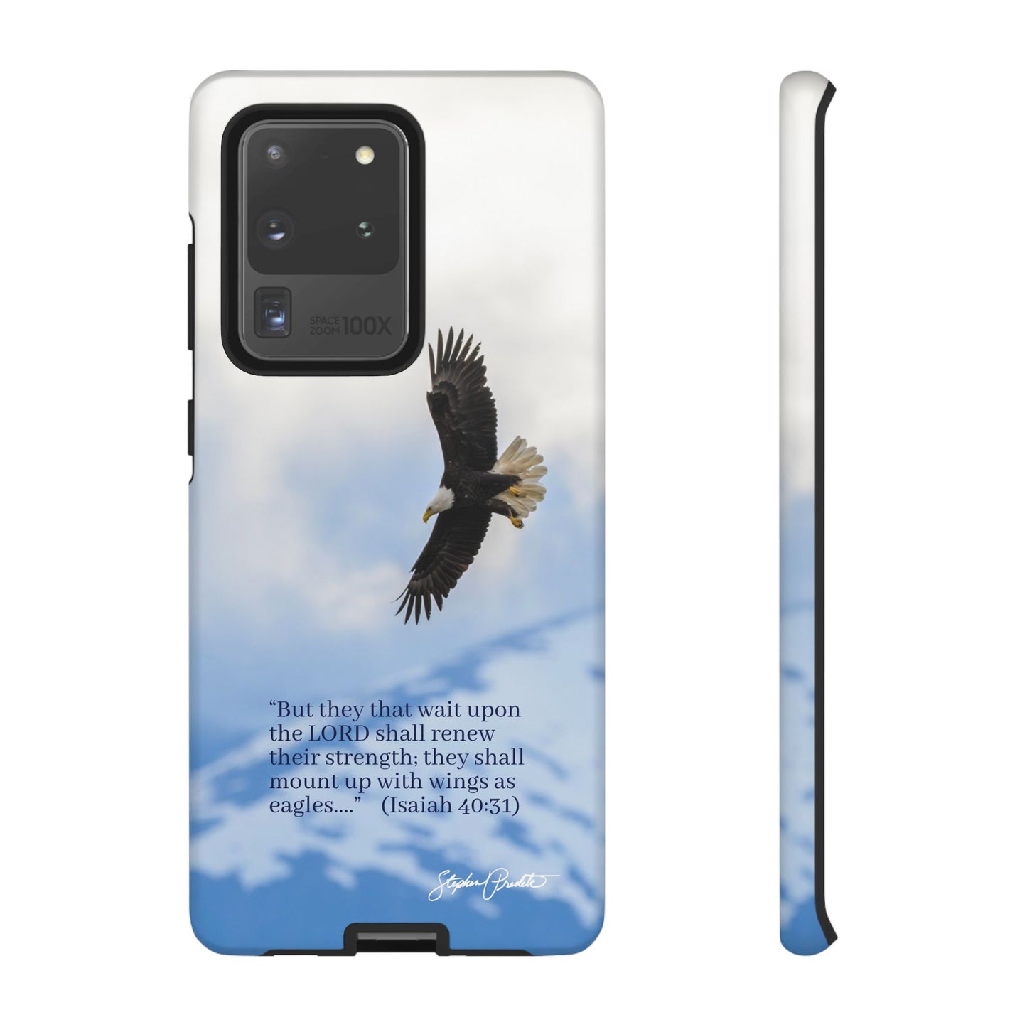 Phone Tough Case - Eagle Soaring in Alaska with Isaiah 40:31