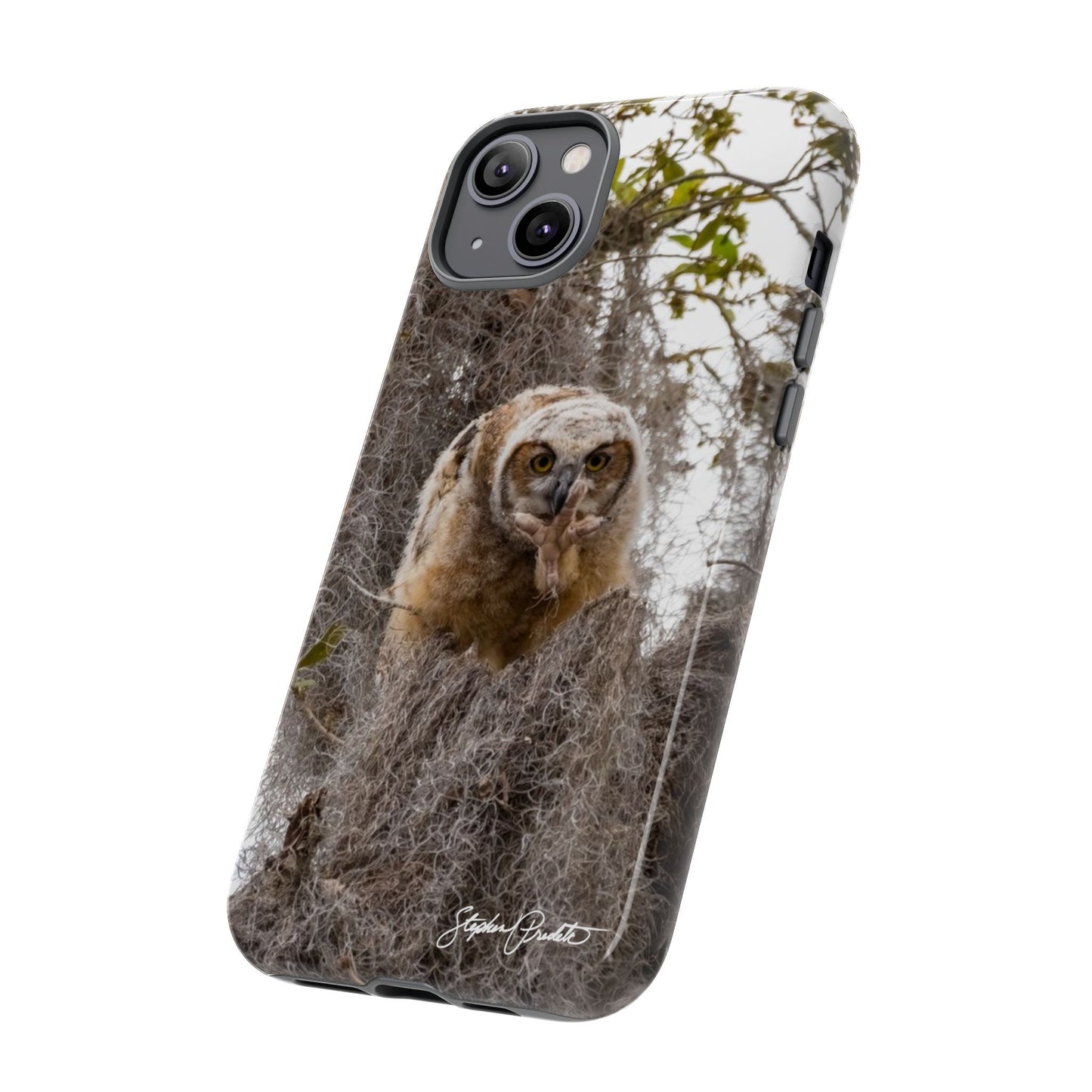 Phone Tough Case -- Great Horned Owlet "Baby Yoda"