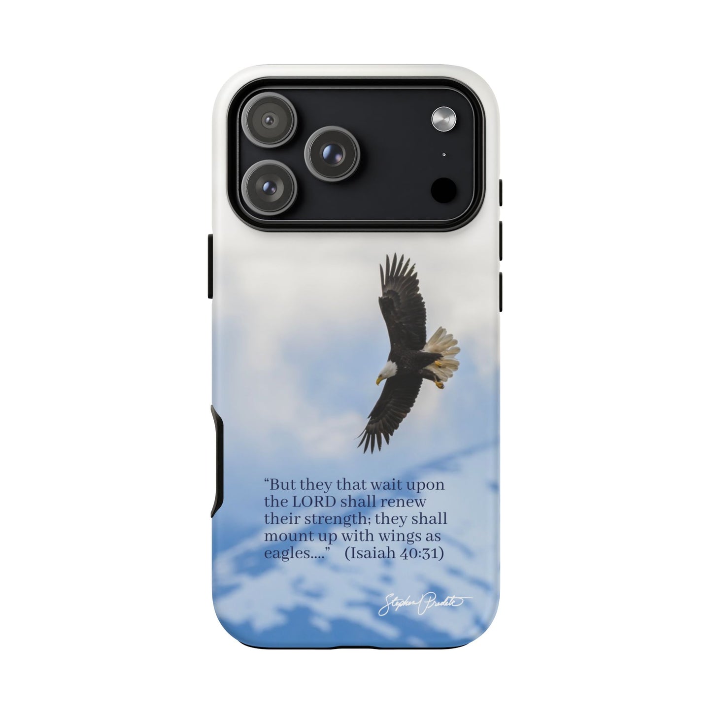 Phone Tough Case - Eagle Soaring in Alaska with Isaiah 40:31