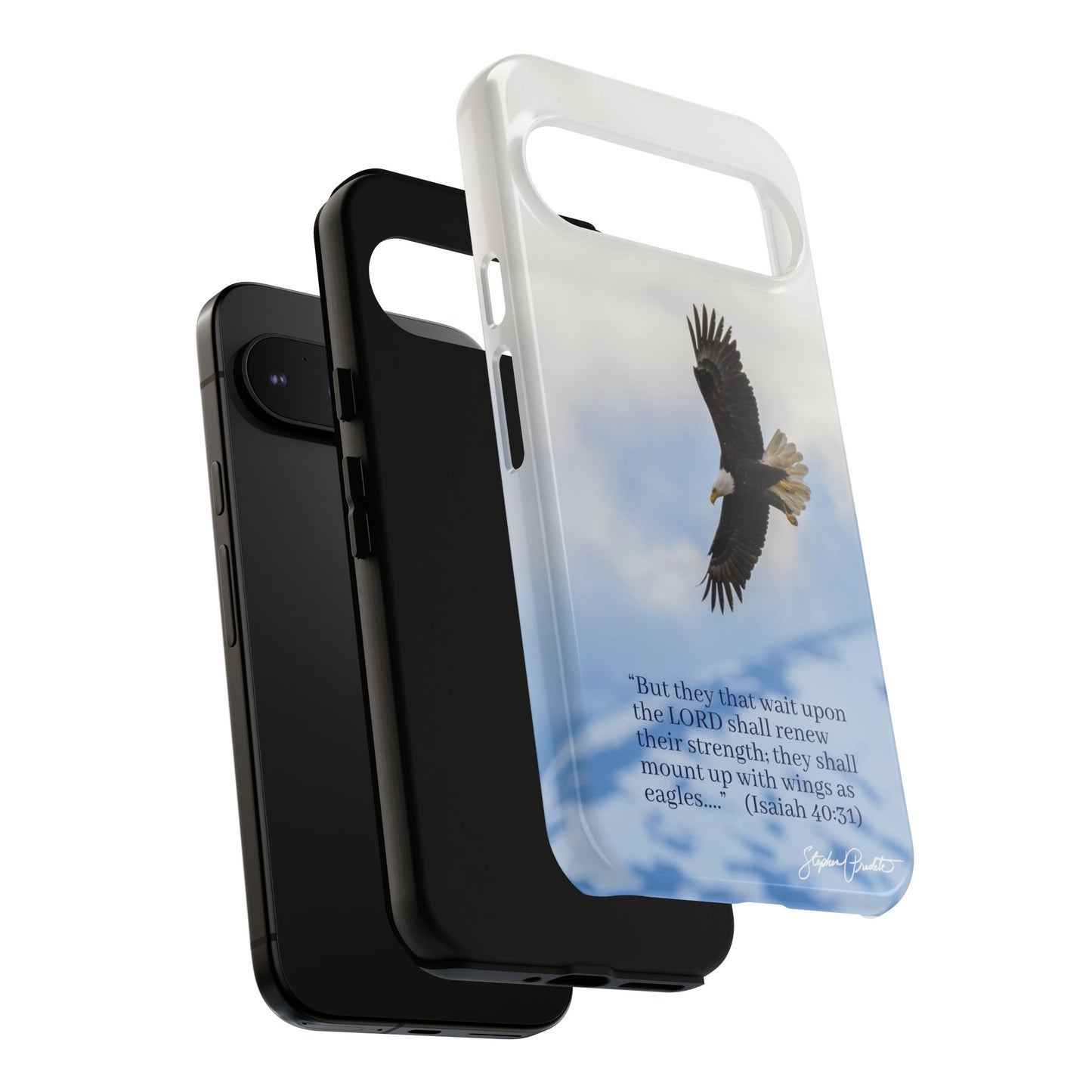 Phone Tough Case - Eagle Soaring in Alaska with Isaiah 40:31