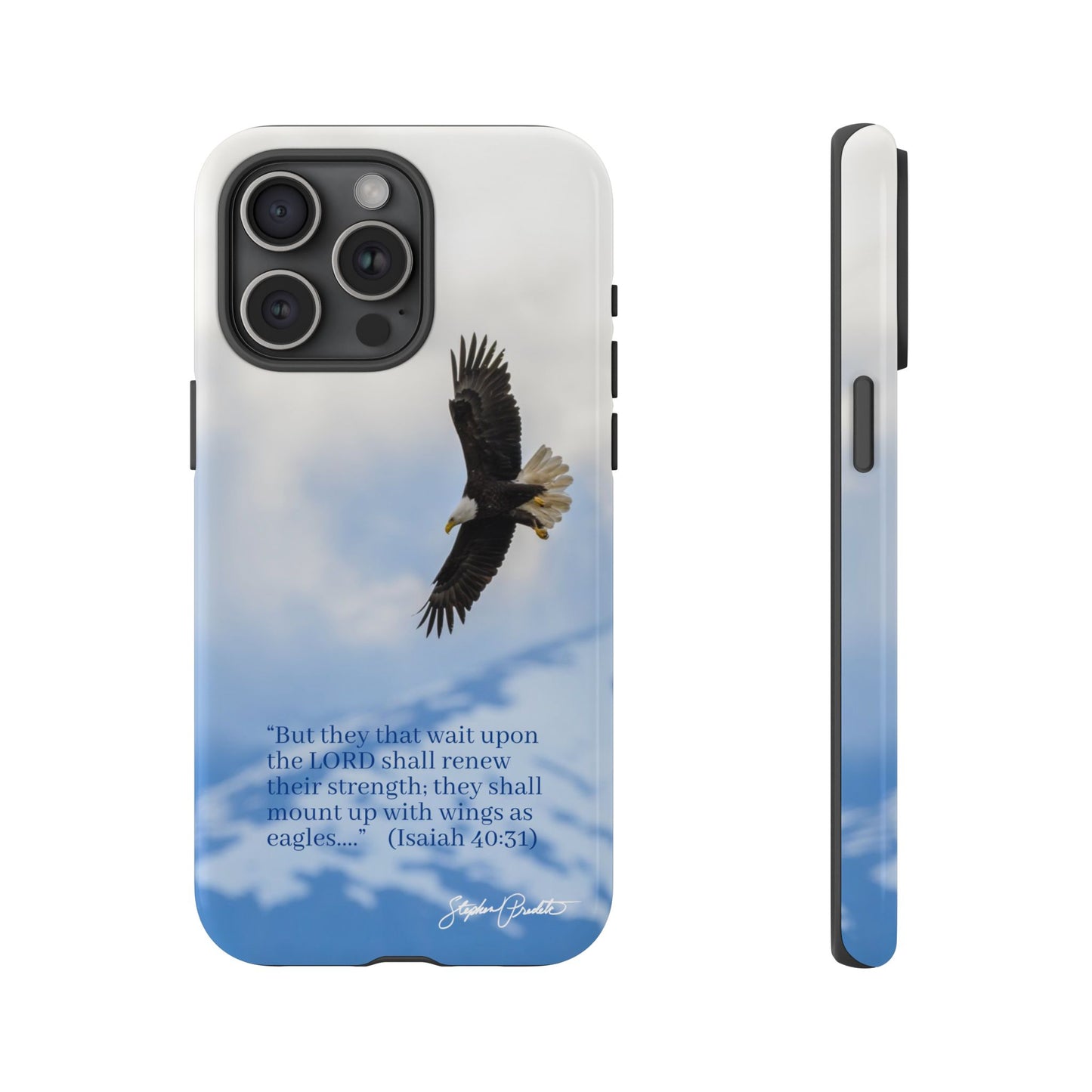 Phone Tough Case - Eagle Soaring in Alaska with Isaiah 40:31
