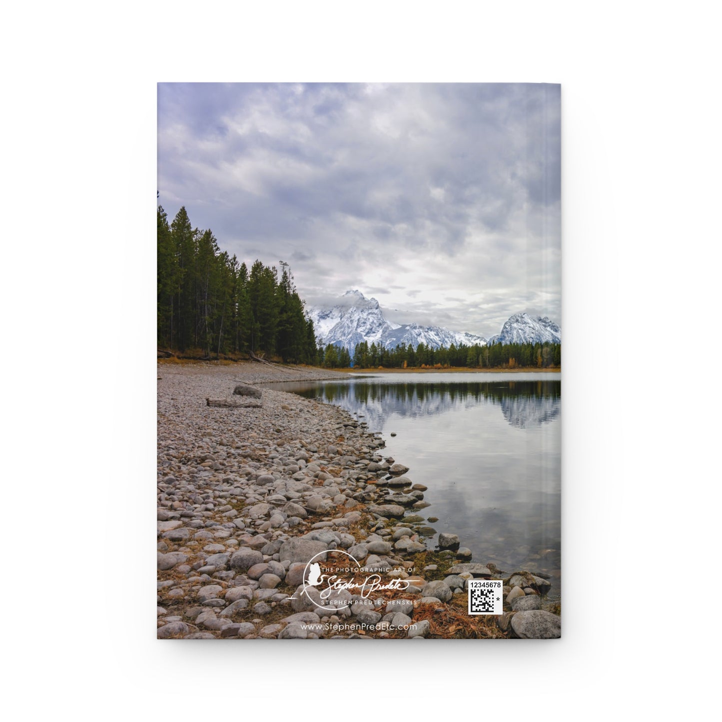 Hardcover Journal (Matte Finish) – Grand Teton Mountain Reflections