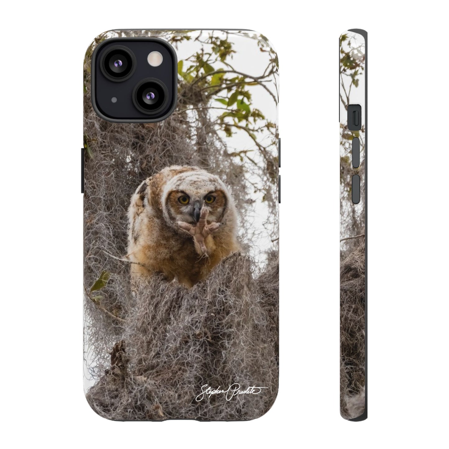 Phone Tough Case -- Great Horned Owlet "Baby Yoda"