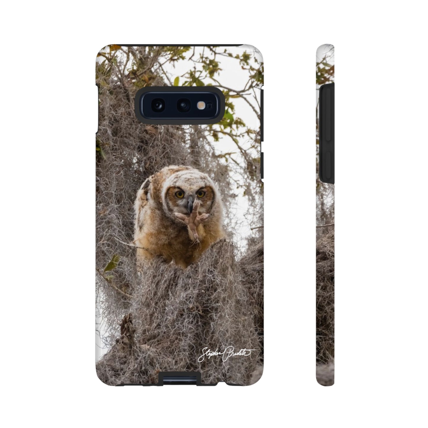 Phone Tough Case -- Great Horned Owlet "Baby Yoda"