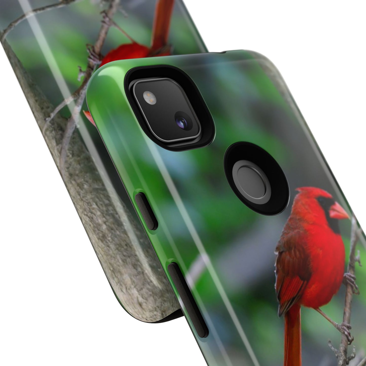 Phone Tough Case - Northern Cardinal 2 with Verse Psalm 30:11