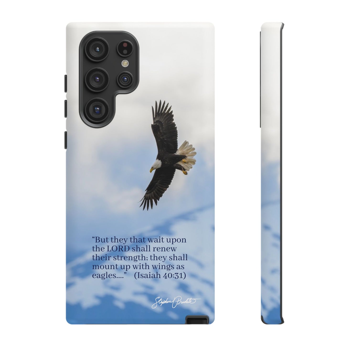 Phone Tough Case - Eagle Soaring in Alaska with Isaiah 40:31