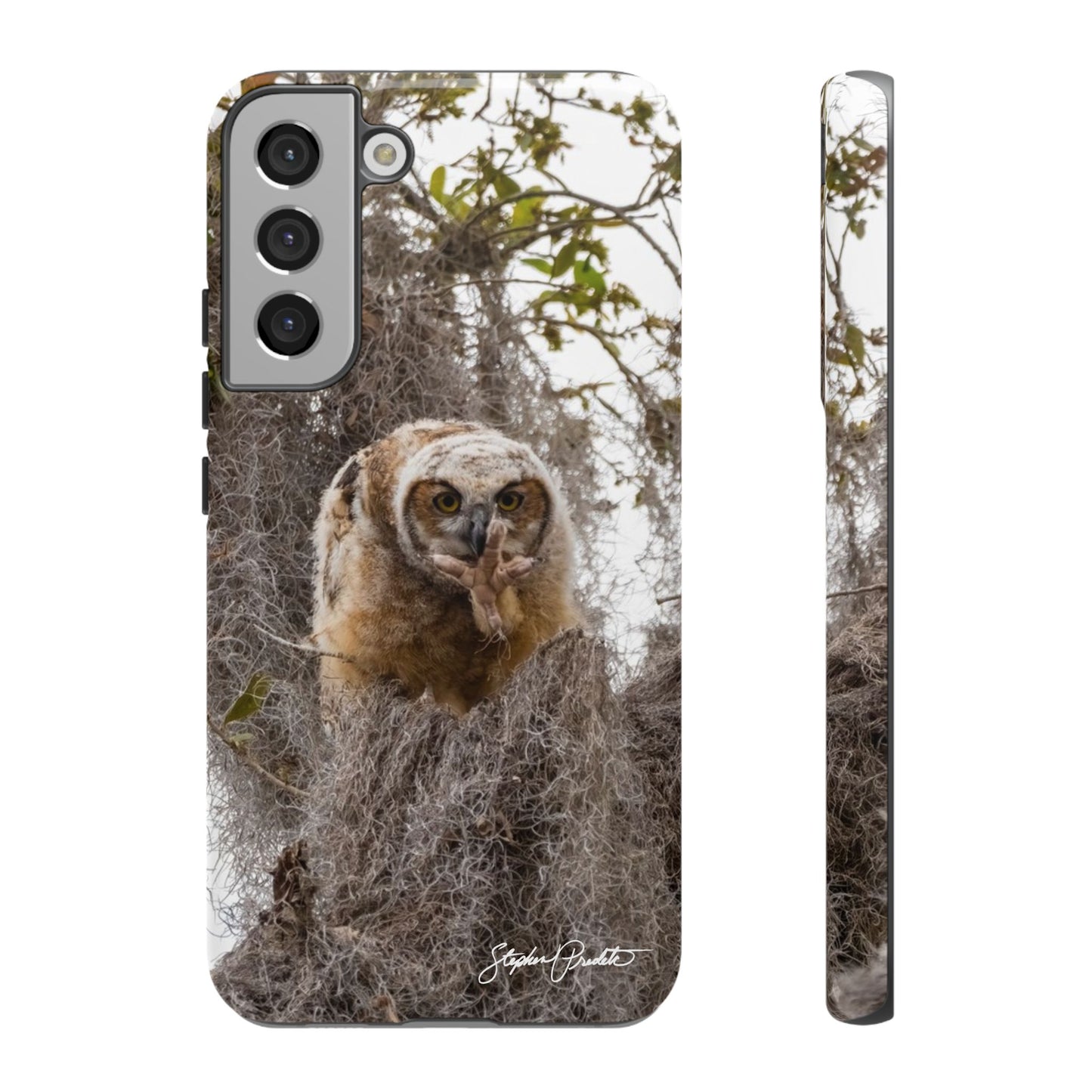 Phone Tough Case -- Great Horned Owlet "Baby Yoda"