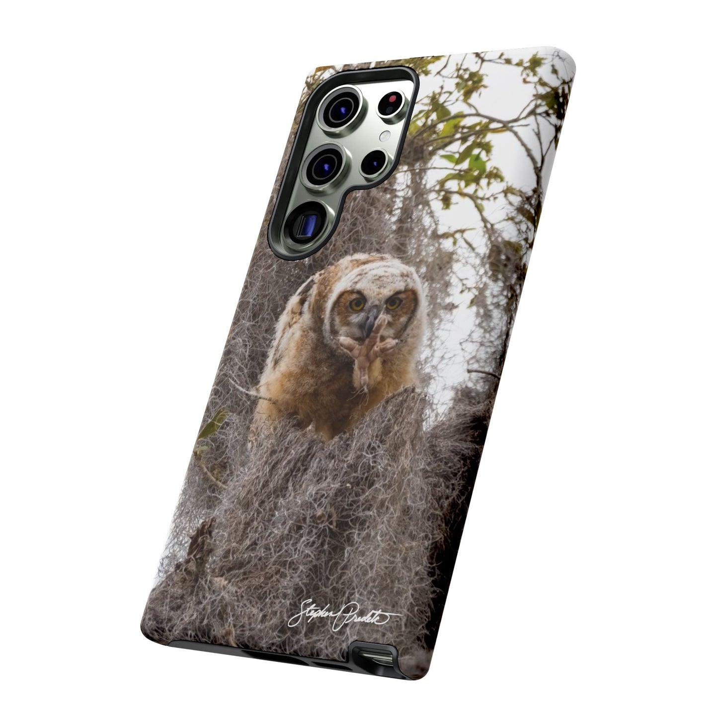 Phone Tough Case -- Great Horned Owlet "Baby Yoda"