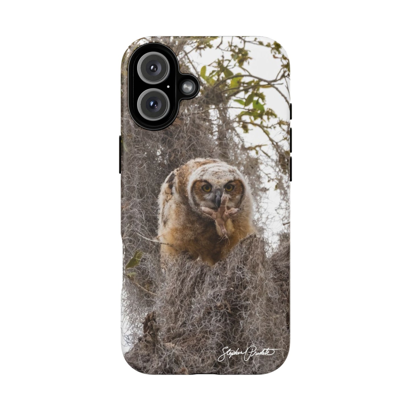 Phone Tough Case -- Great Horned Owlet "Baby Yoda"