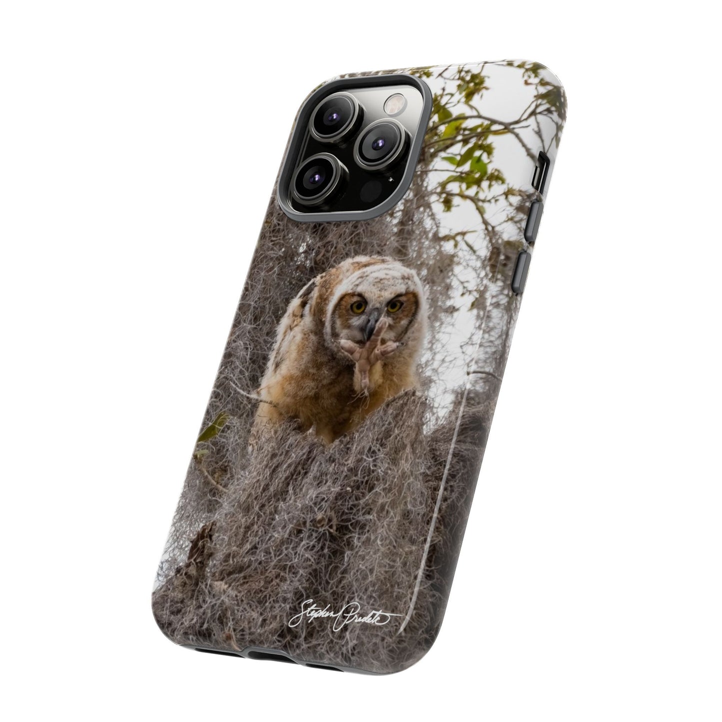 Phone Tough Case -- Great Horned Owlet "Baby Yoda"