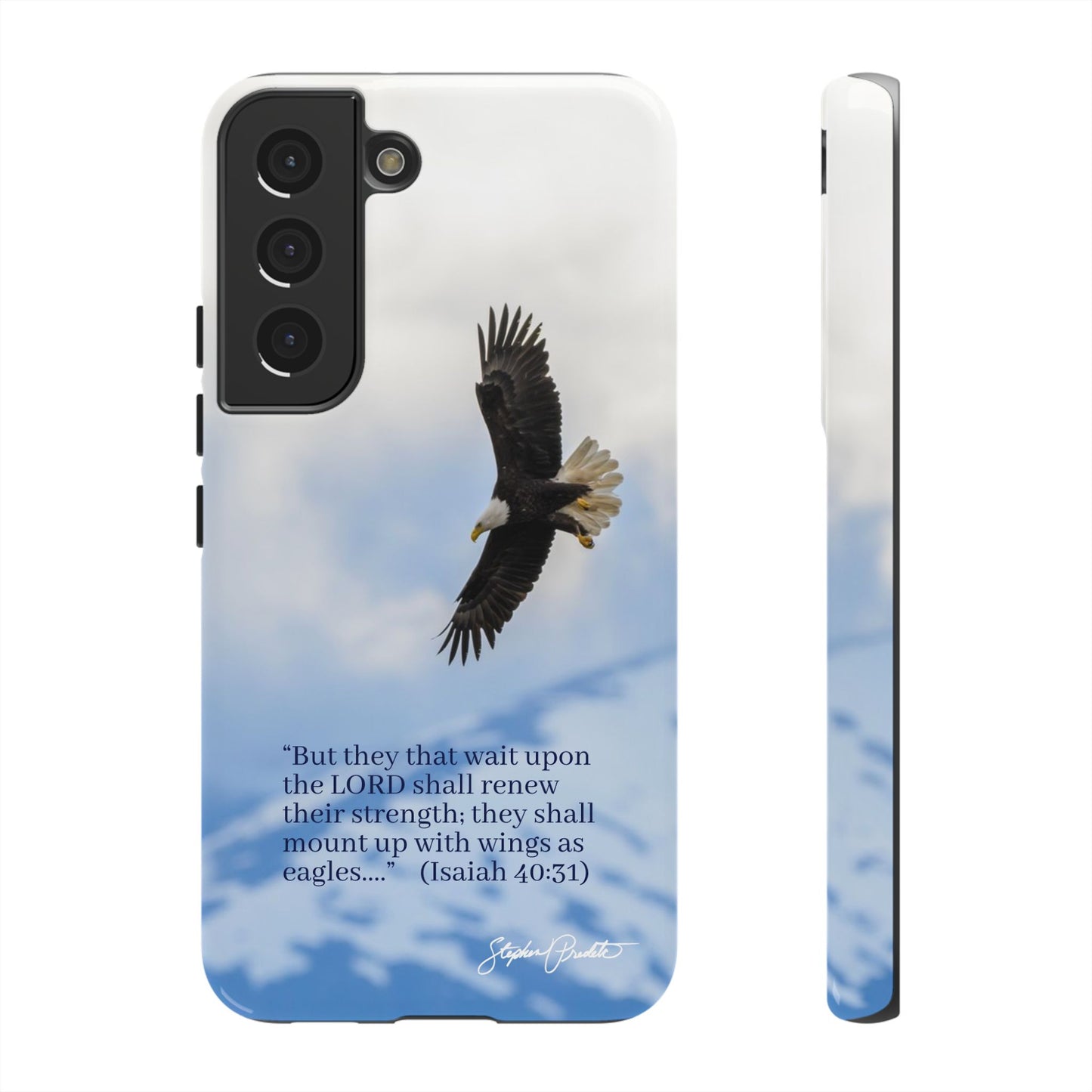 Phone Tough Case - Eagle Soaring in Alaska with Isaiah 40:31